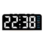 LED Digital Alarm Clock with Date Display and Night Light