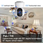WiFi PTZ Home Camera with Voice Intercom and Night Vision - Image 2
